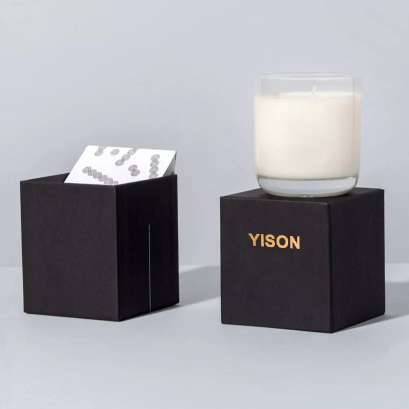 Atacado caixa de papel rígida personalizada personalizada luxuosa caixa de vela perfumada tealight caixa de embalagem caixas de presente 