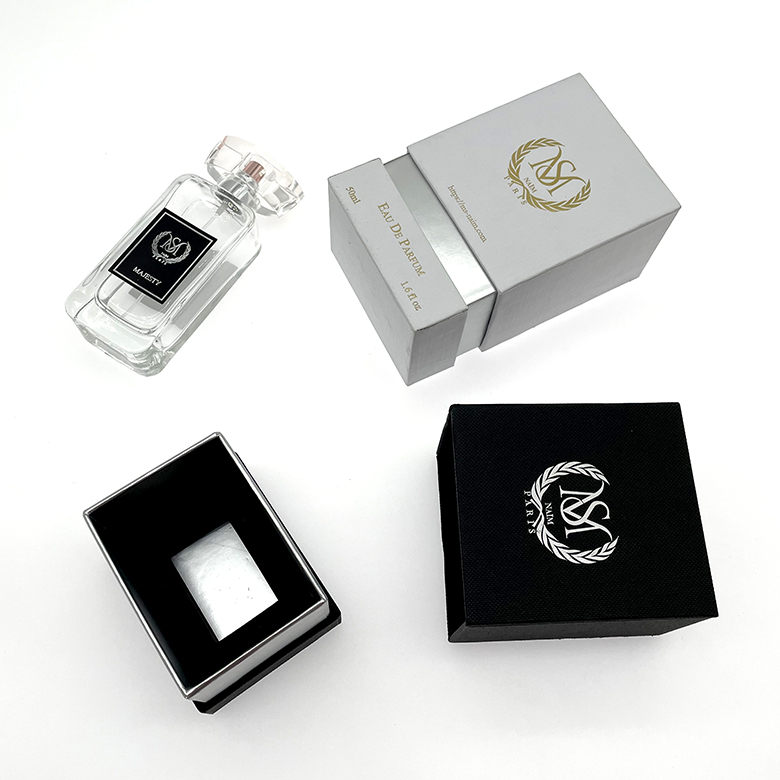 Logotipo personalizado 50ml 15ml Perfume Presente Maquiagem Amostras Design Embalagem Caixa de Perfume de Luxo